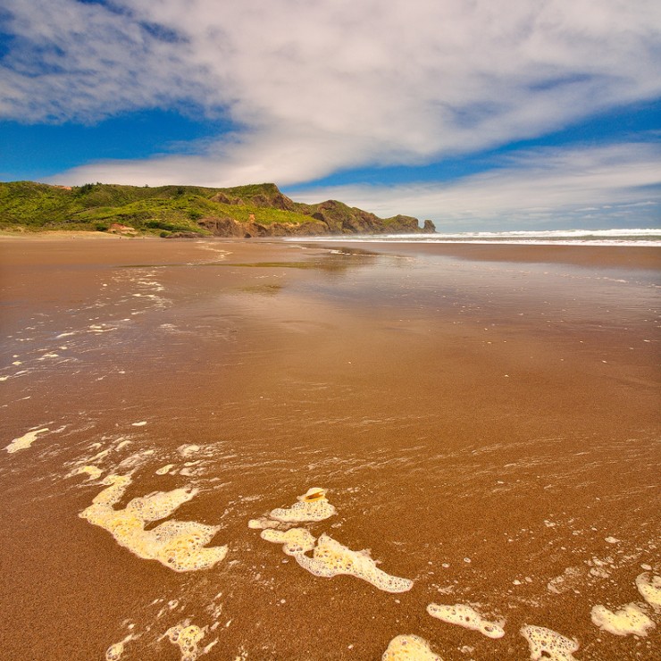 "Piha Beach" Piha, New Zealand.
