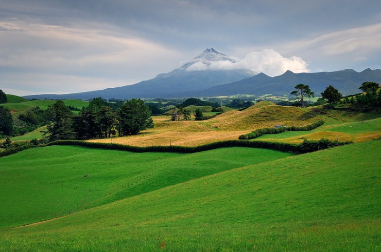 "Mt. Taranaki", Taranaki Region, New Zealand.