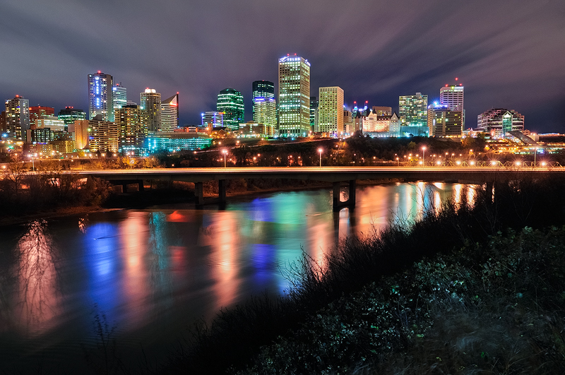 Photo taken at the 98 ave bridge