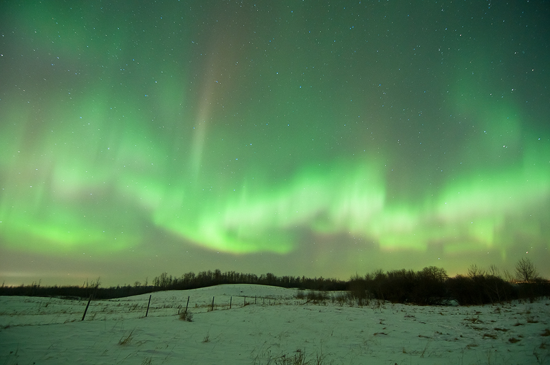 Aurora near Tofield