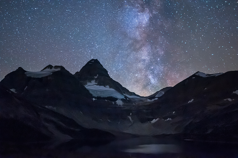 Milky Way over Mount Assiniboine