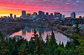 Photo taken at Edmonton during sunset