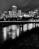 Long exposure downtown Edmonton