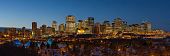 Blue hour downtown Edmonton skyline
